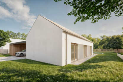 Dřevostavba Vyky 80 moderní dřevostavba, nízkoenergetická stavba